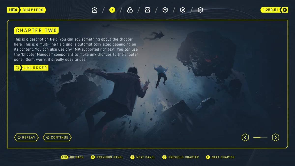 Hex – Complete Stylish UI asset