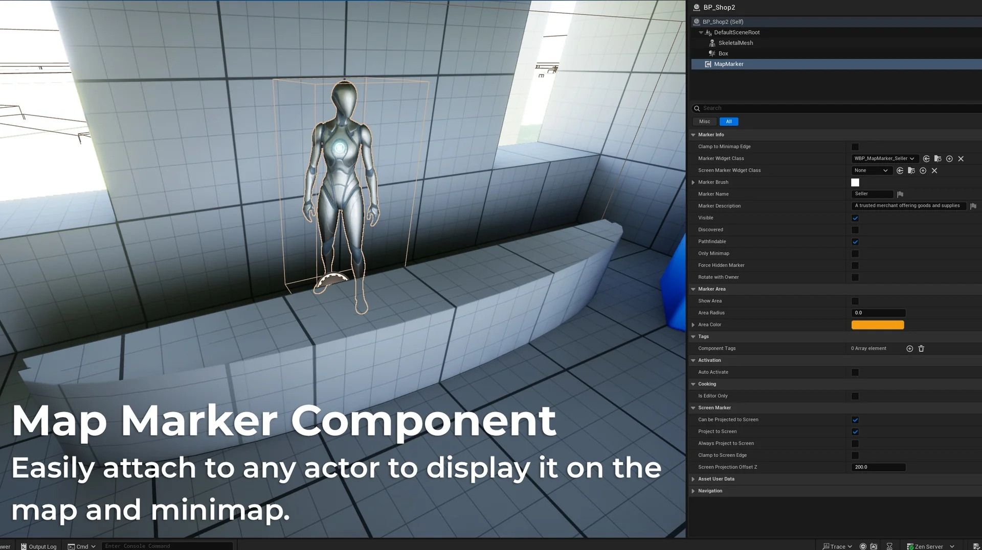 Map System – WorldMap & Minimap asset