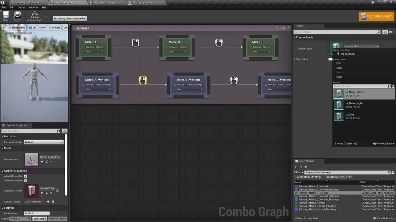Combo Graph asset