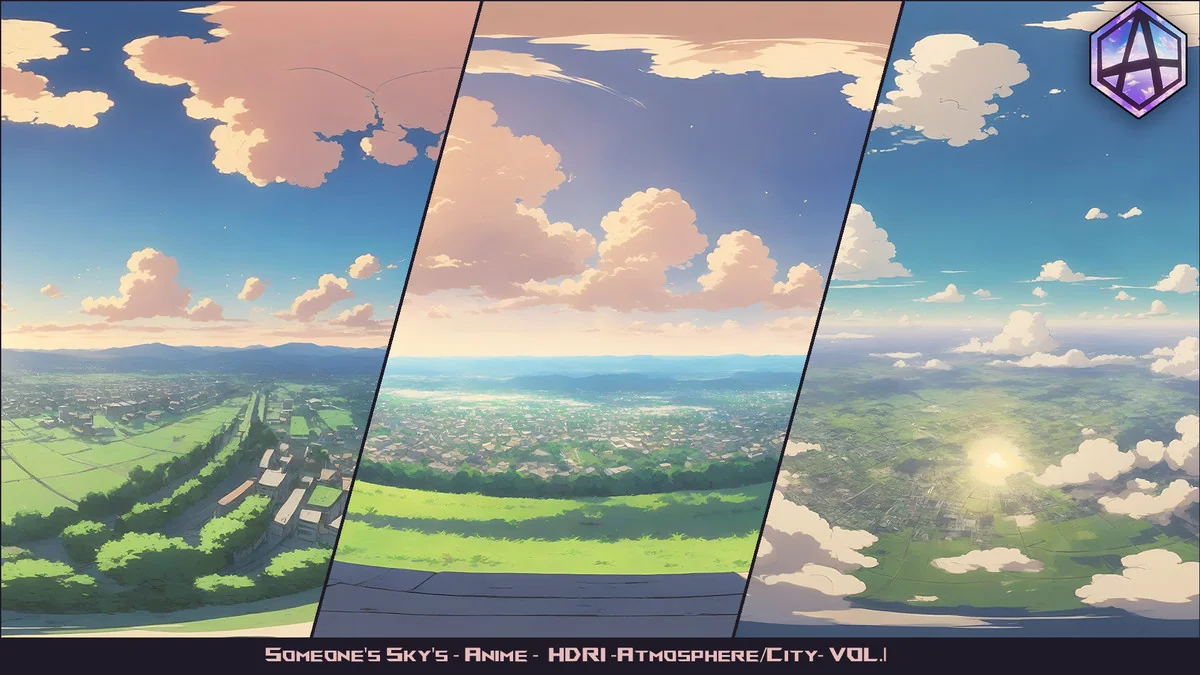 80 HDRI Someone’s Sky’s – Anime – Bundle asset