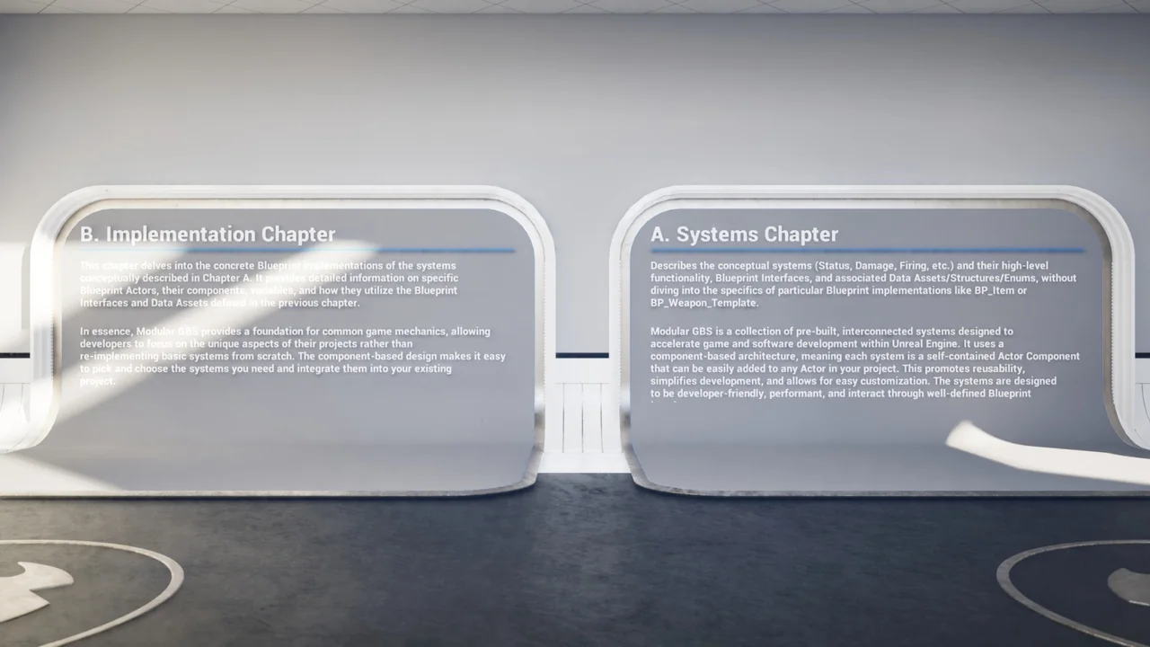 Modular Gameplay Blueprint Systems asset