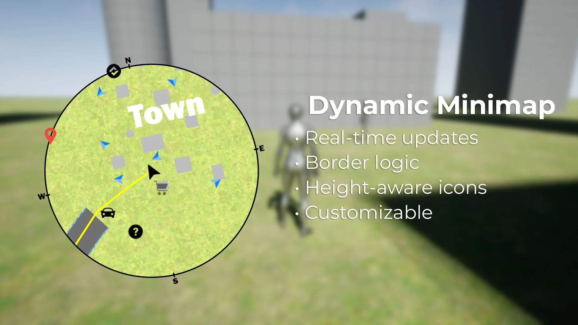 Map System – WorldMap & Minimap asset