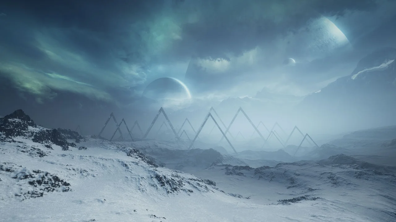 Elite Landscapes: Fractal Glacier asset