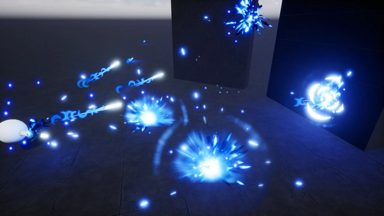 Niagara Toon Projectiles asset