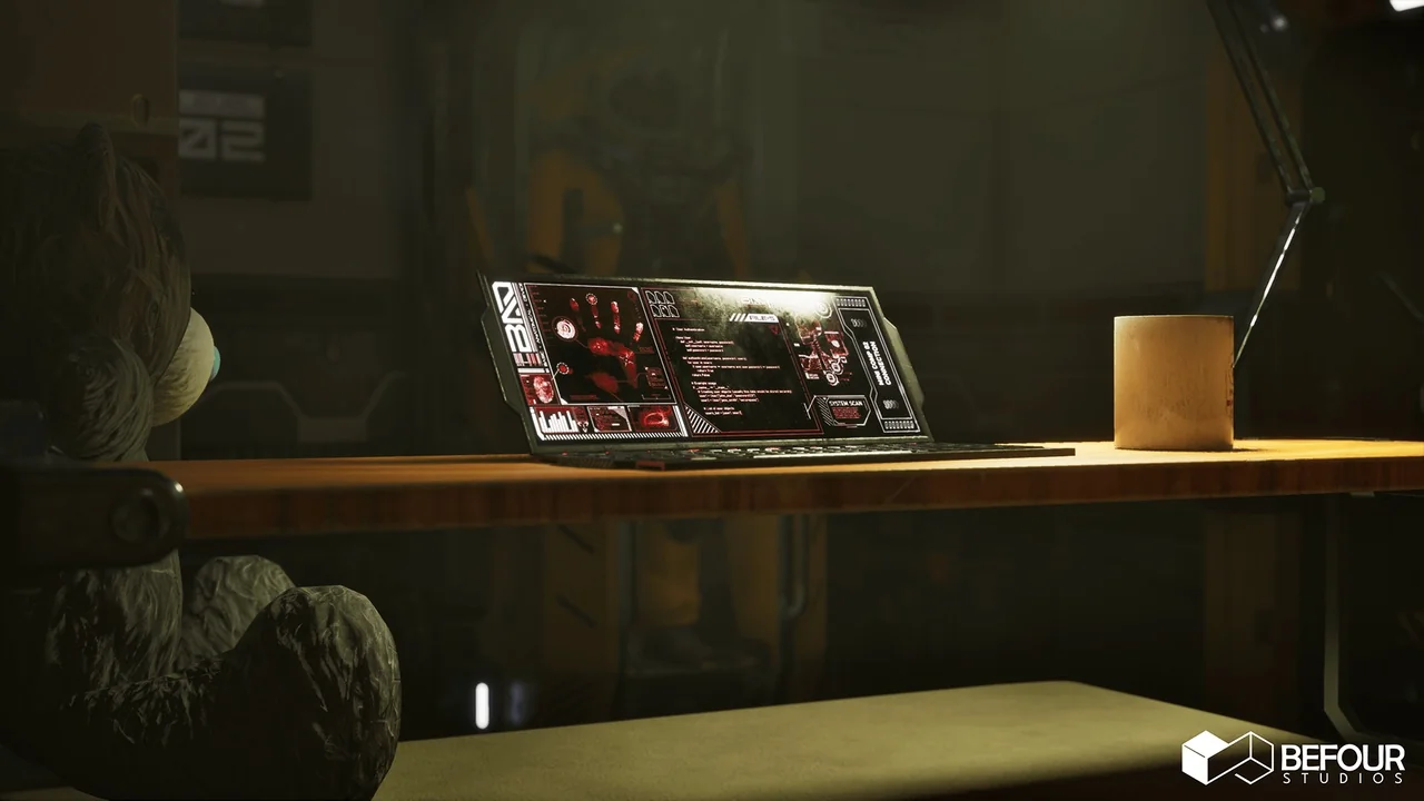 SciFi Engineer’s Room Environment asset