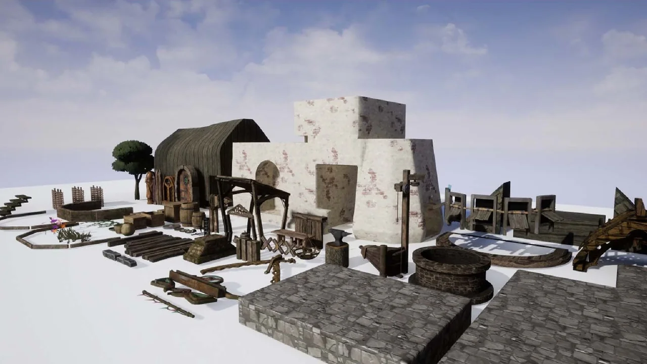 Stylized Viking Hut ( Stylized Stylized Stylized Viking Viking Hut Hut Forest ) asset