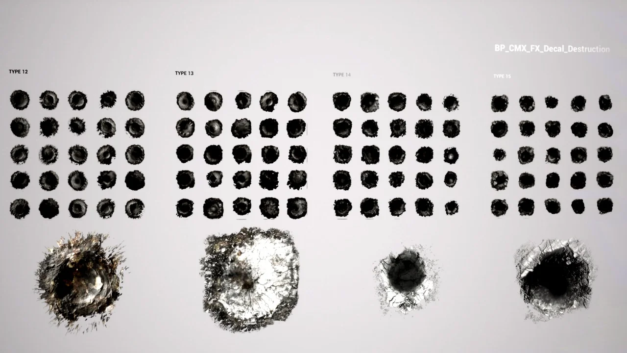 Destruction Decal BP asset