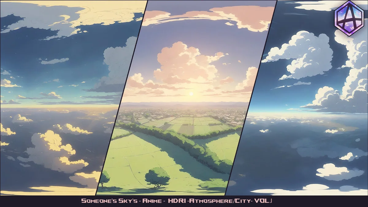 80 HDRI Someone’s Sky’s – Anime – Bundle asset