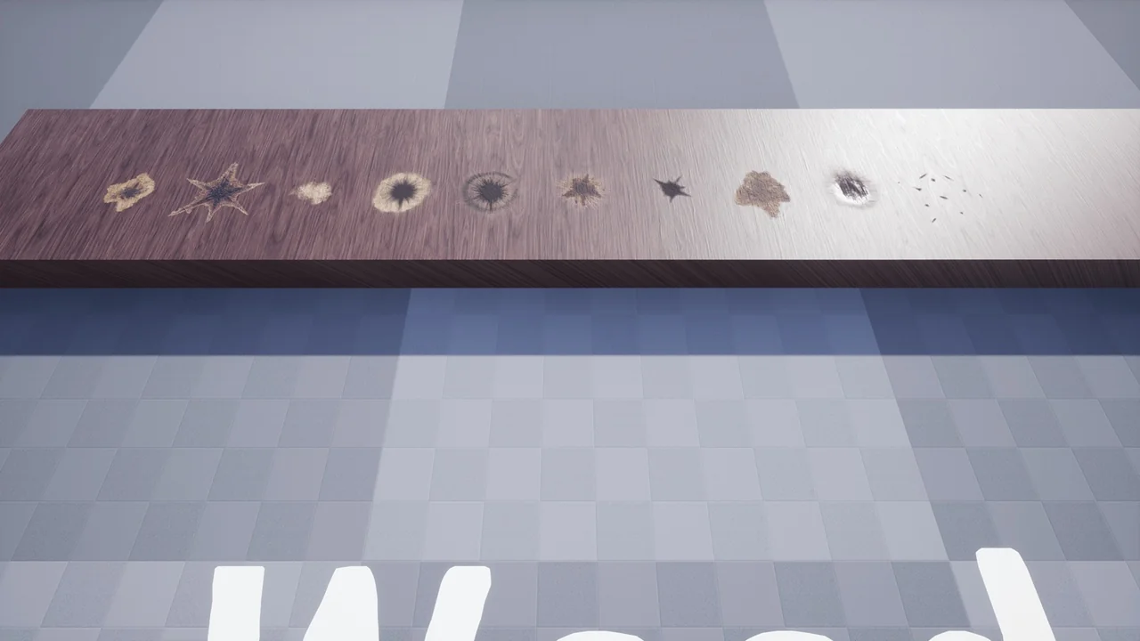 Battle Damaged Decals 1 asset