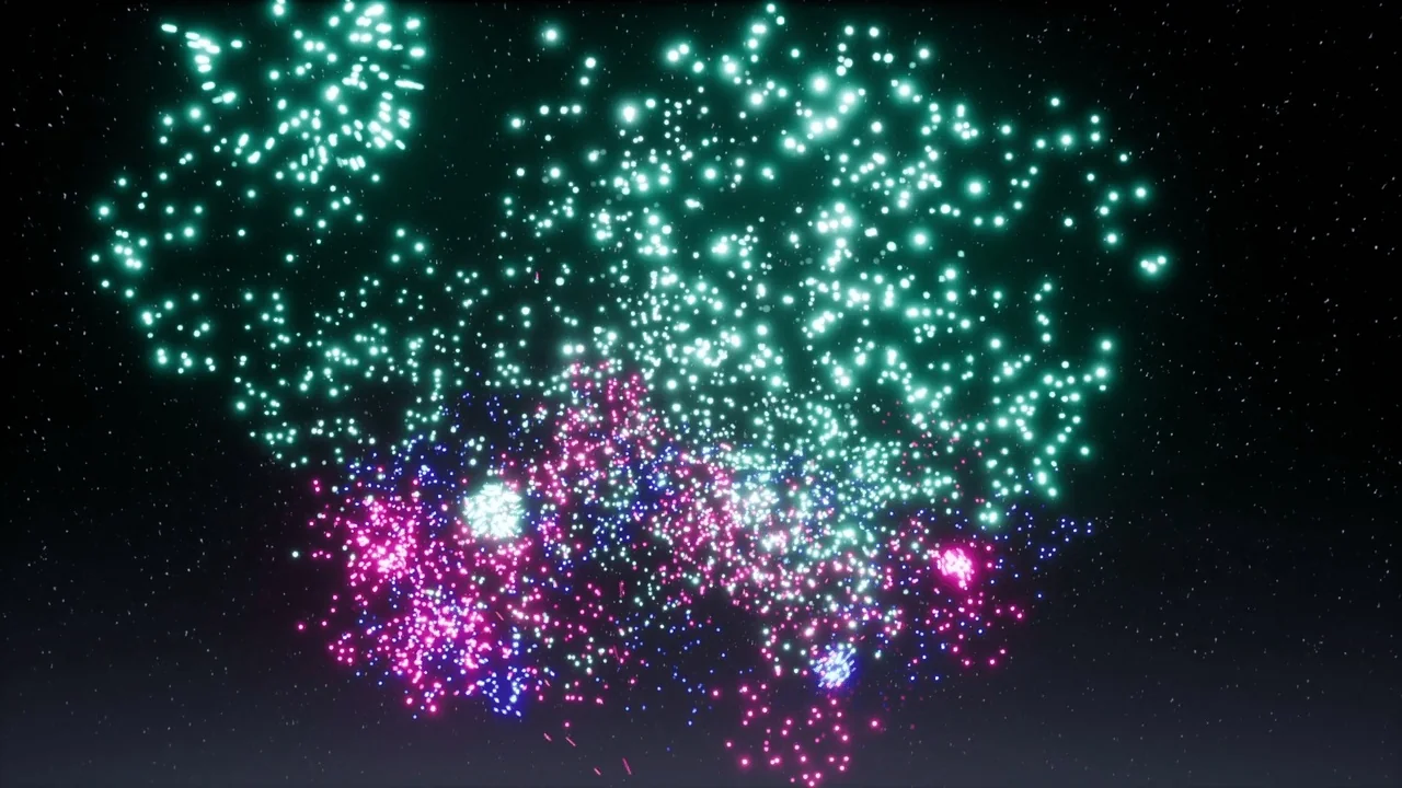 Various Fireworks VFX2 asset