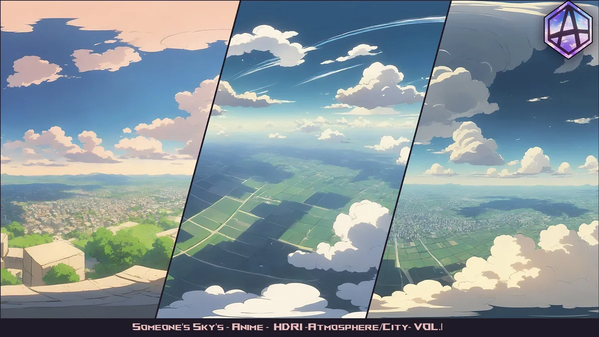 80 HDRI Someone’s Sky’s – Anime – Bundle asset