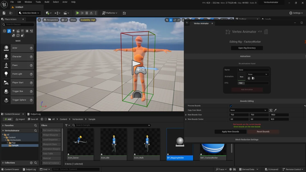 Vertex Animator asset