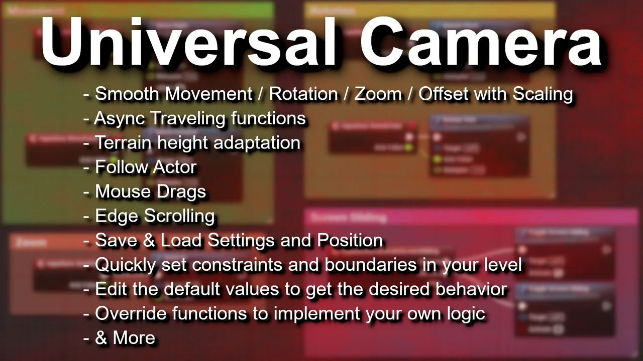 Universal Camera asset