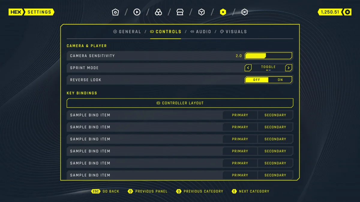 Hex – Complete Stylish UI asset