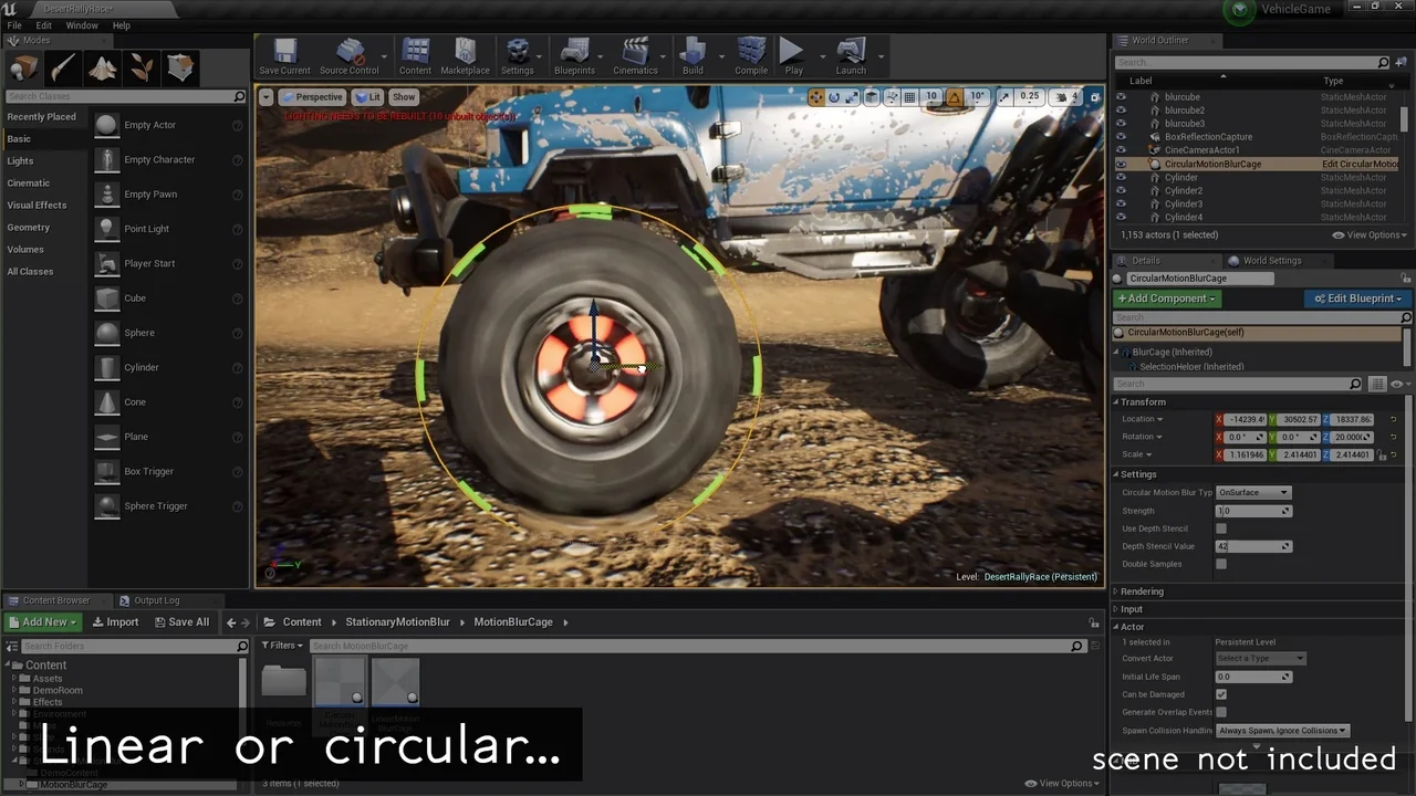 Custom Motion Blur asset