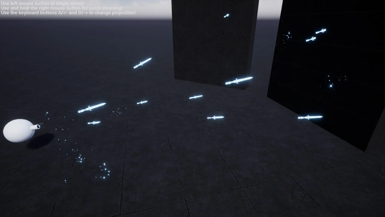 Niagara Projectiles Vol.1 asset