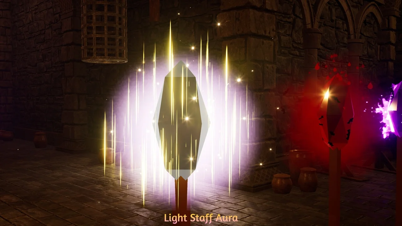 Magical Staff Auras VFX Pack asset