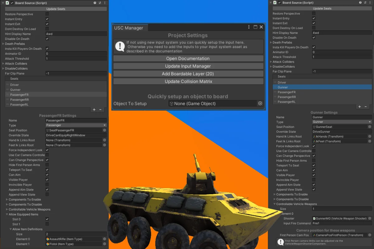 Ultimate Seating Controller asset