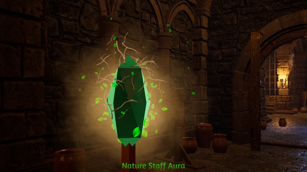 Magical Staff Auras VFX Pack asset
