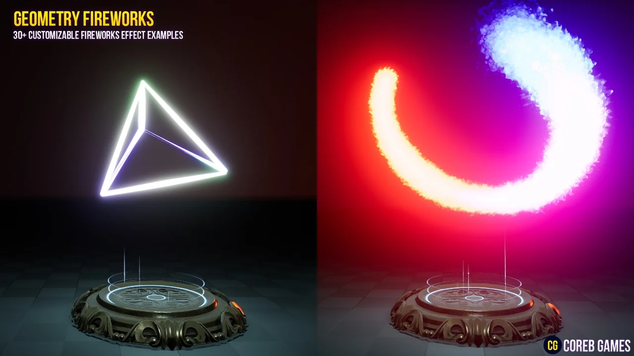 Geometry Fireworks VFX Pack asset