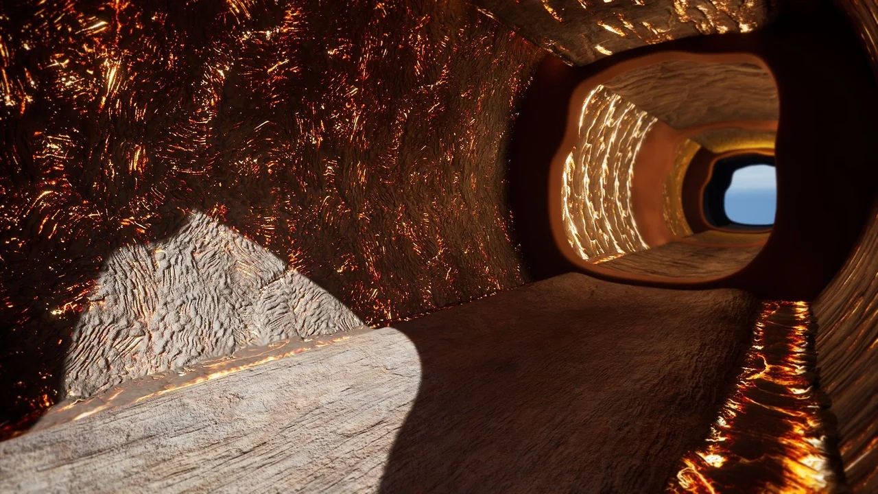 Cooled & Flowing Lava asset