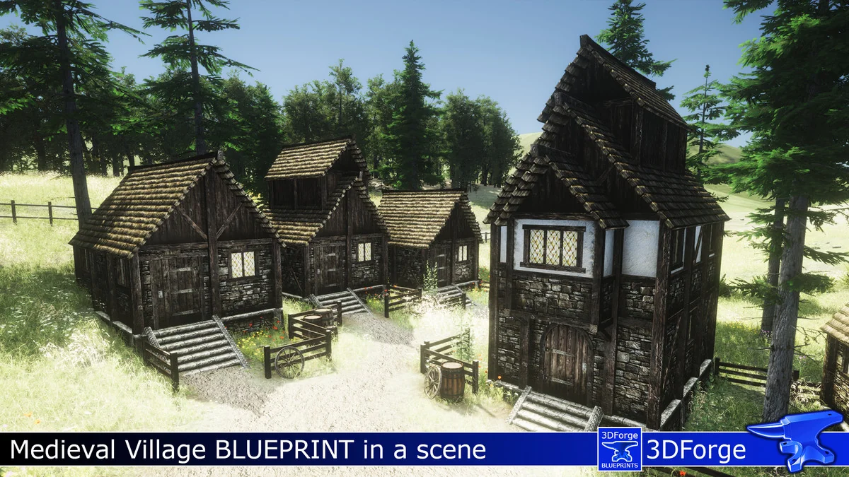 PB Medieval Villages 1 asset