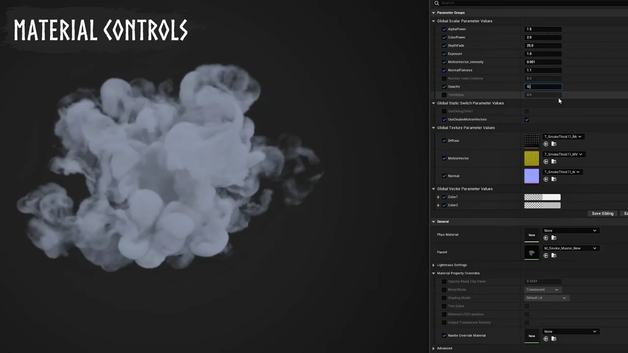 Smoke & Fog VFX (Smoke, Smoke VFX, Smoke Niagara, Dust, Fog) asset