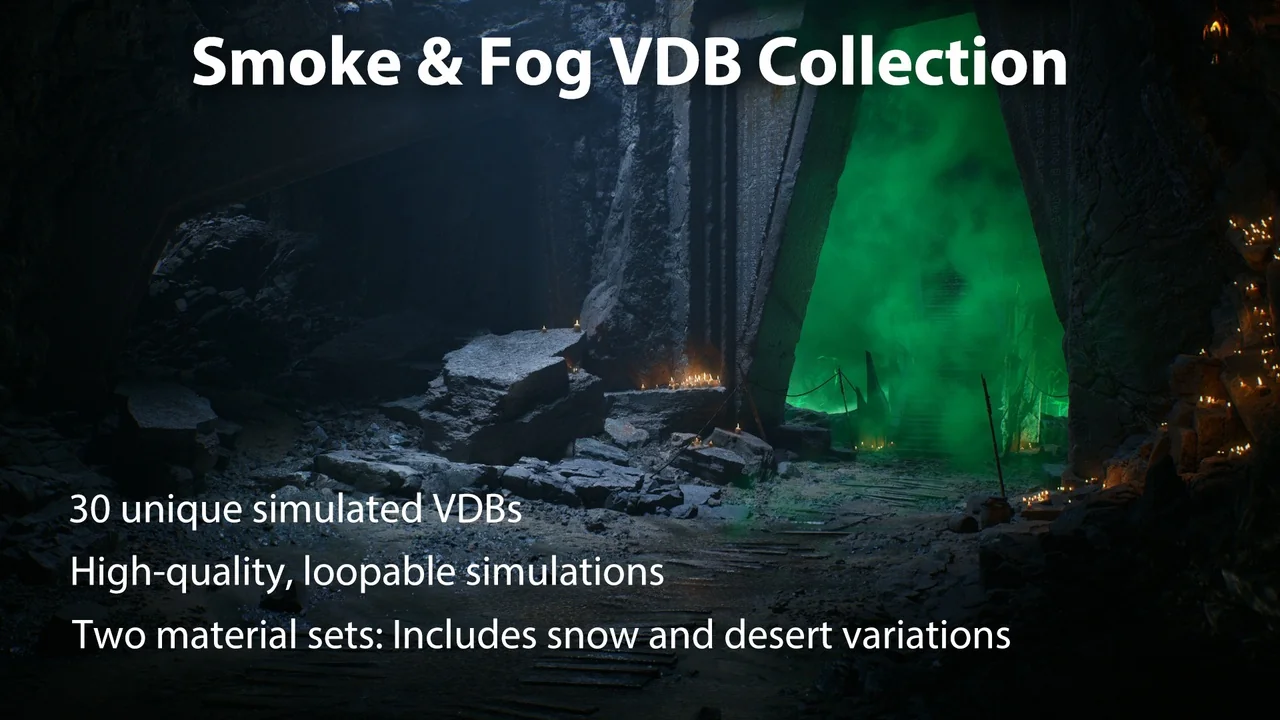 Desert & Snow VDB Collection Vol.2 asset