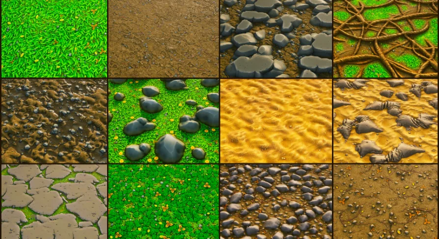 Stylized materials VOL.1