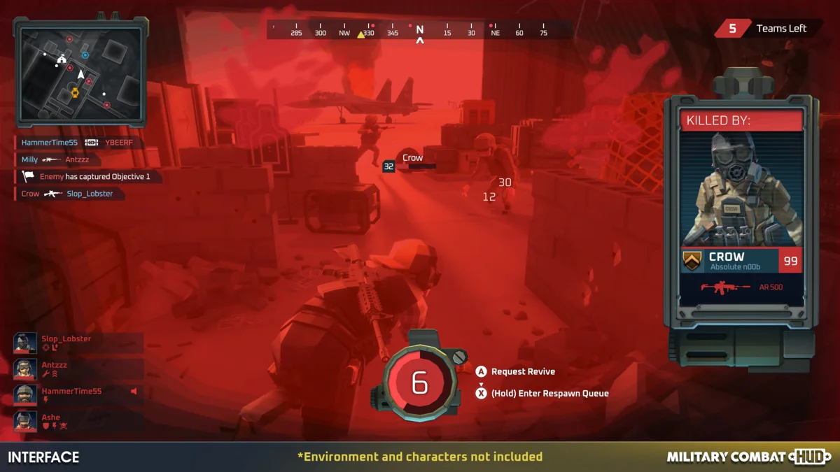 Military Combat HUD – Synty INTERFACE – GUI asset