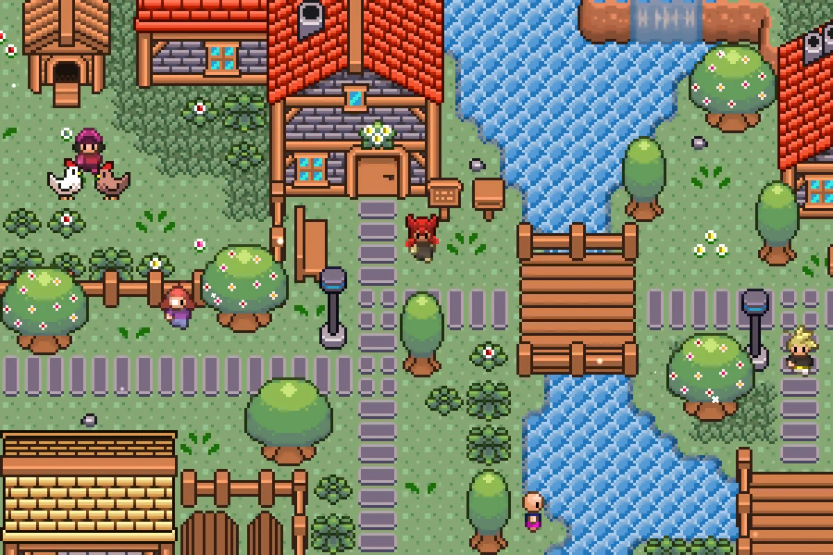 2D TopDown Tilesets Fantasy Dreamland asset