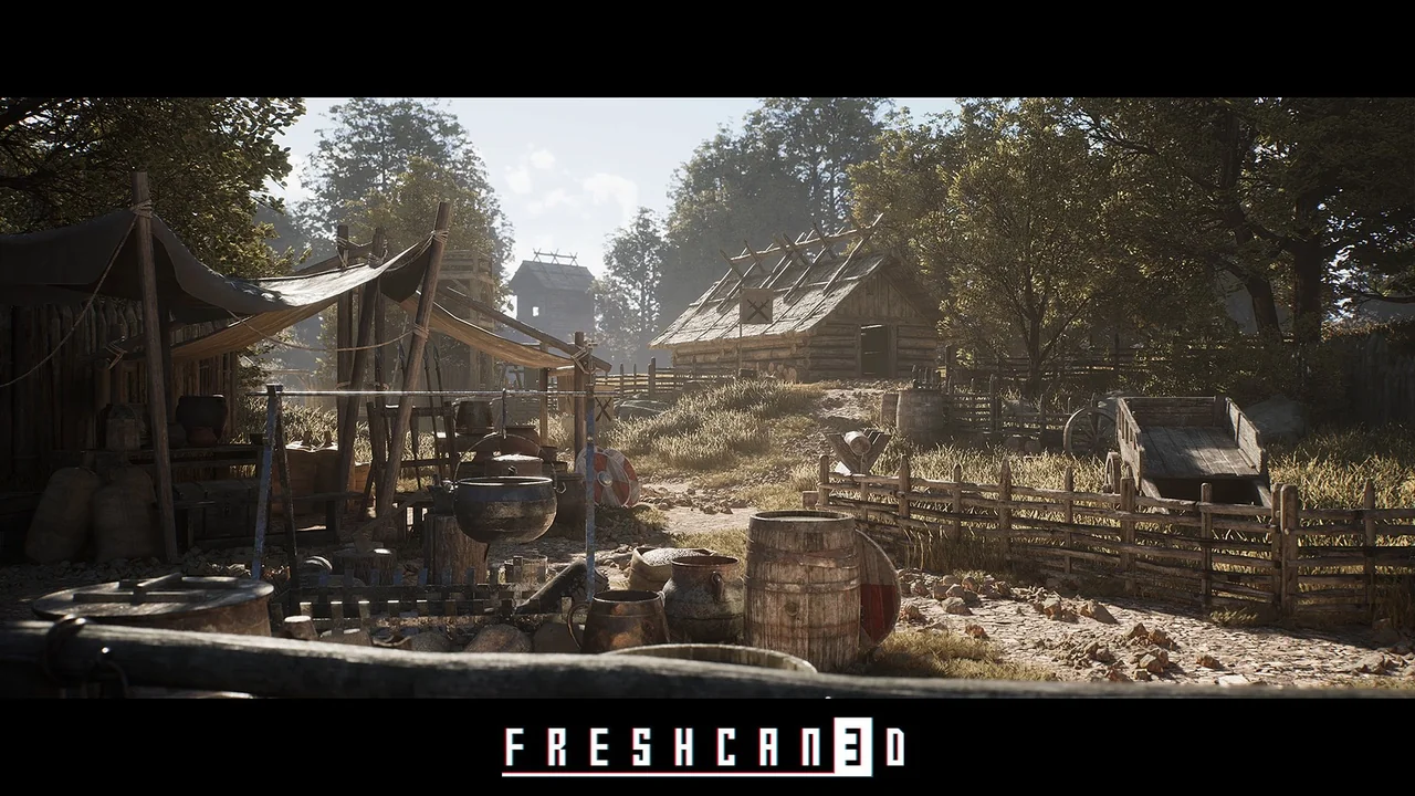 Medieval Village Pack (Medieval Prop, Medieval Market, Medieval House, Medieval) asset