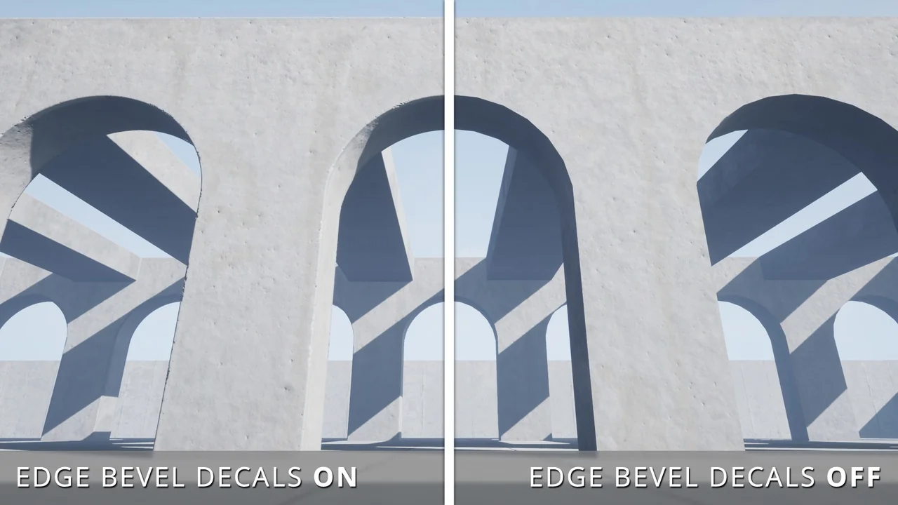 Edge Bevel Decals asset