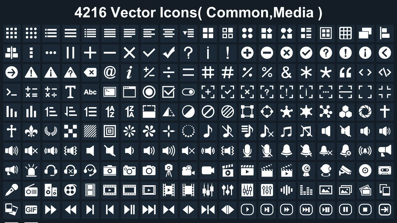 Clean Flat GUI Elements asset