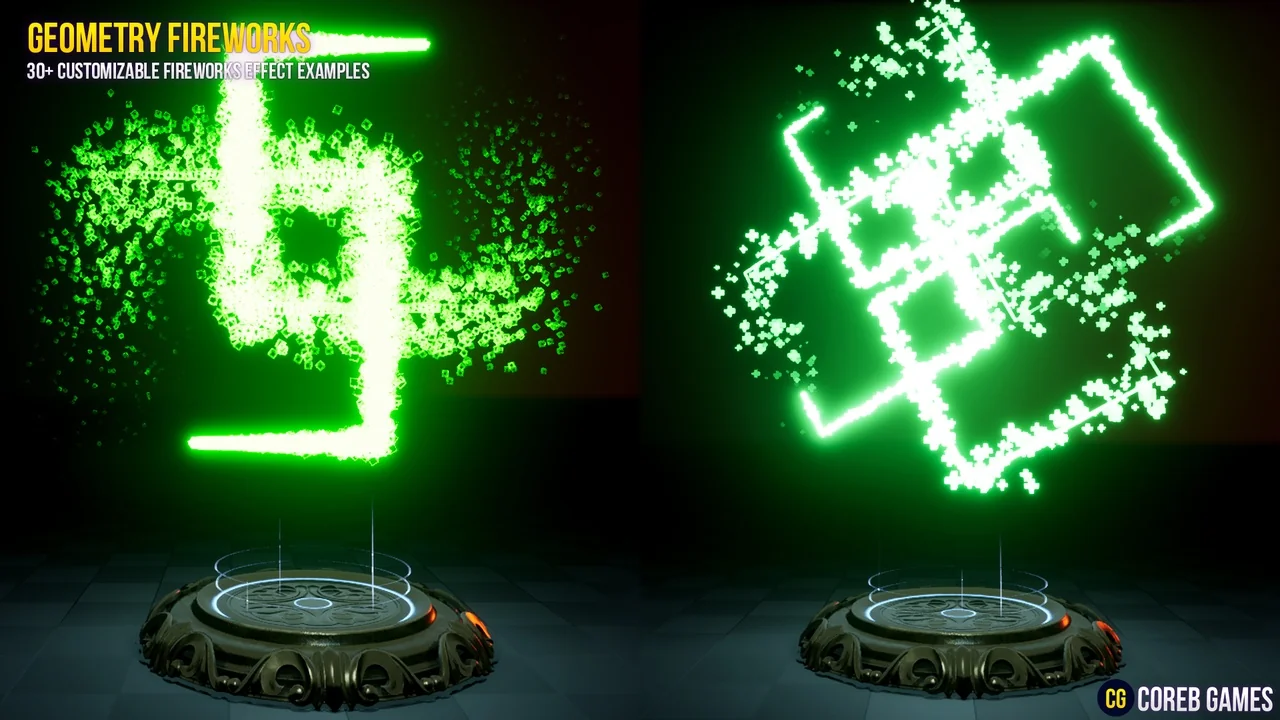 Geometry Fireworks VFX Pack asset