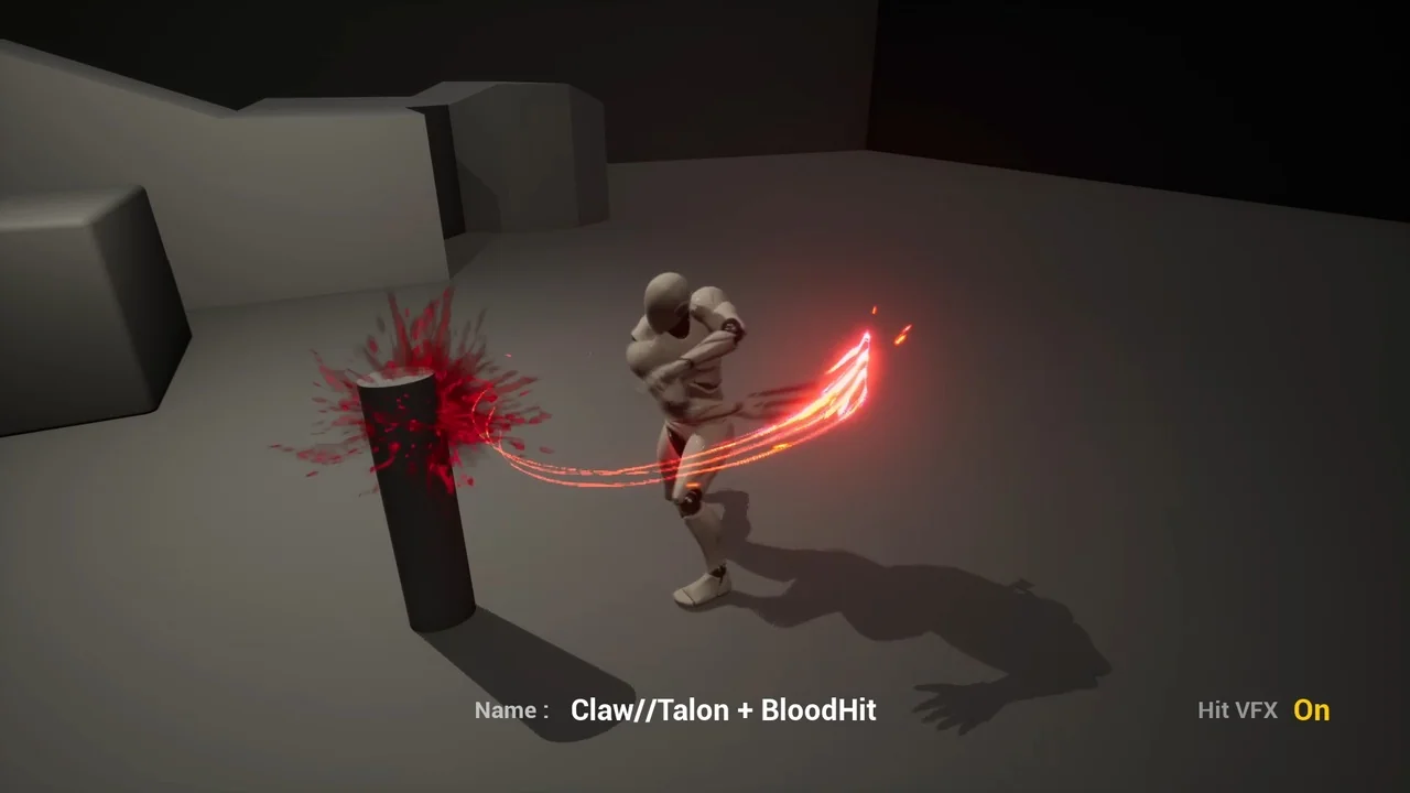 Slash and Hit VFX (with SFX) asset