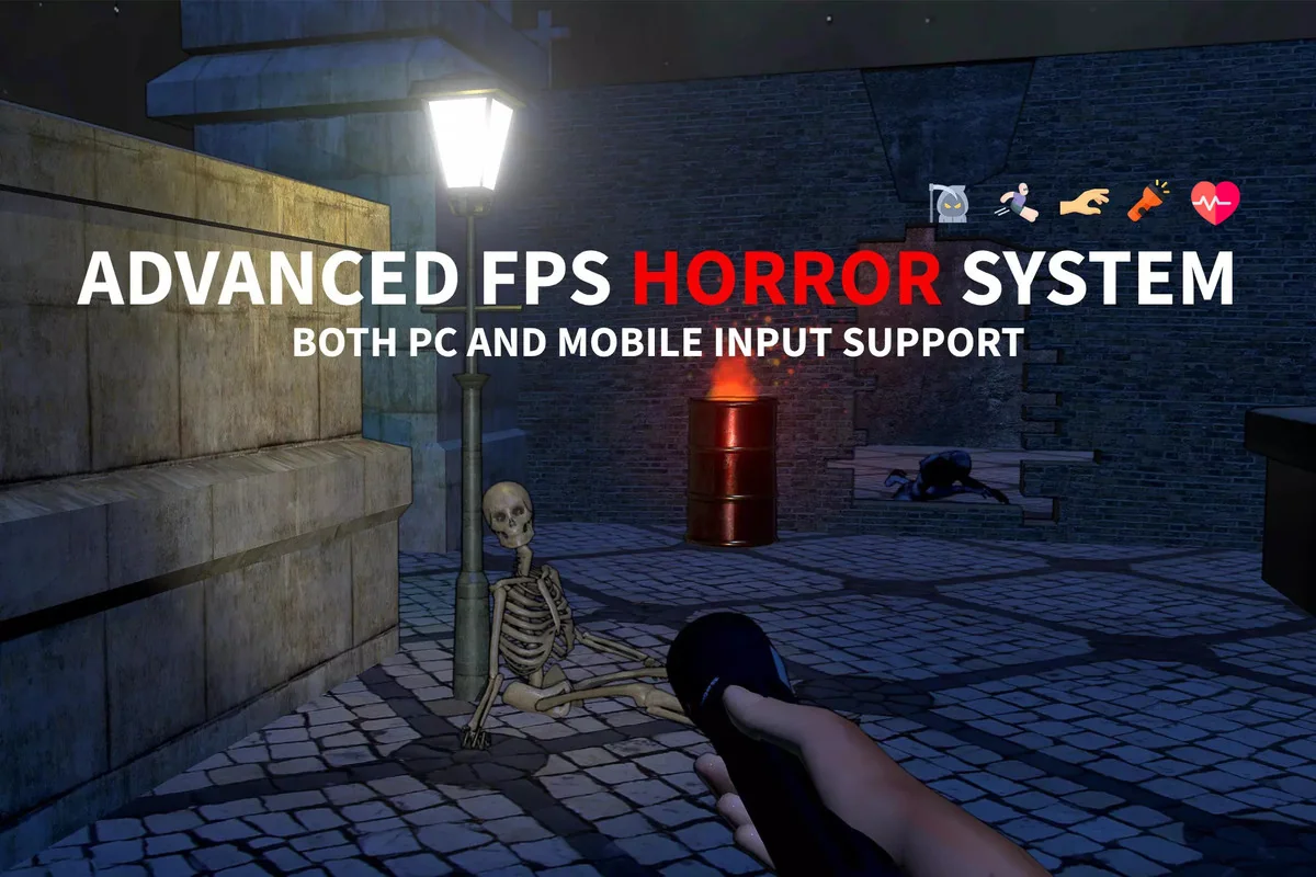 Advanced Horror FPS Kit for Mobile and PC – First Person Shooter Horror asset
