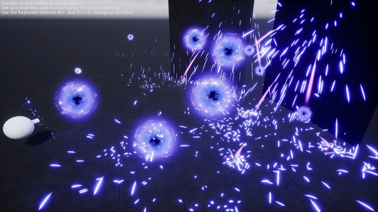 Niagara Projectiles Vol.1 asset