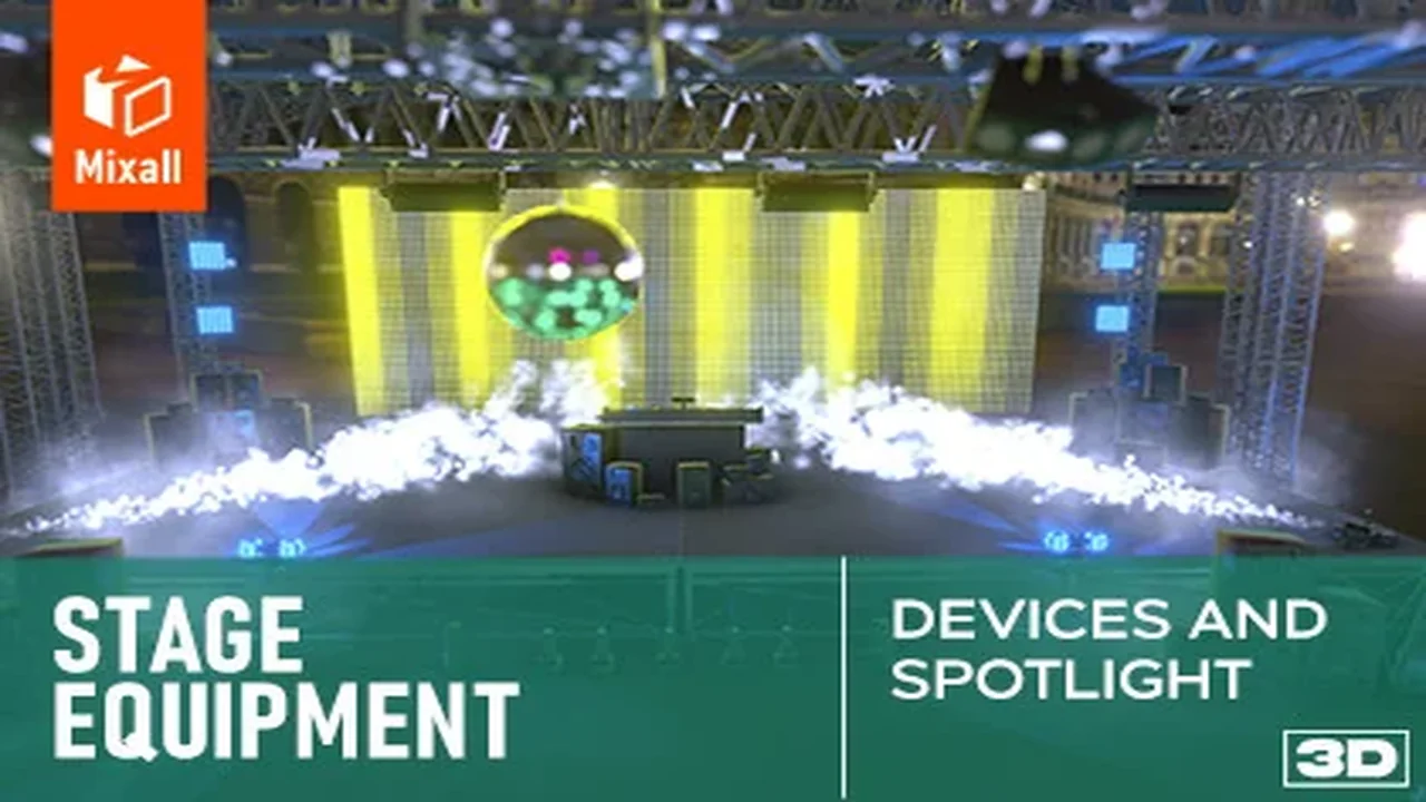 Stage equipment - devices and spotlight
