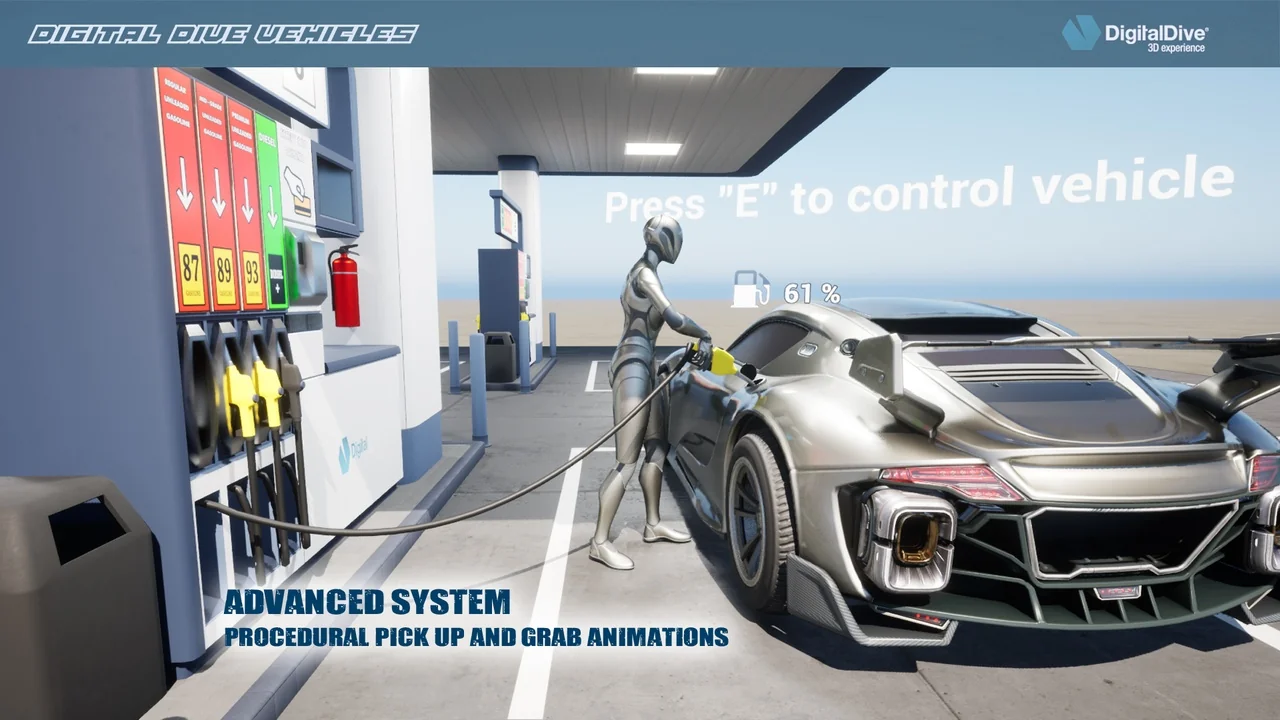 Advanced Fuel System: Multiplayer Vehicle Addon asset
