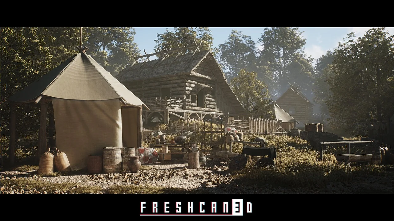 Medieval Village Pack (Medieval Prop, Medieval Market, Medieval House, Medieval) asset