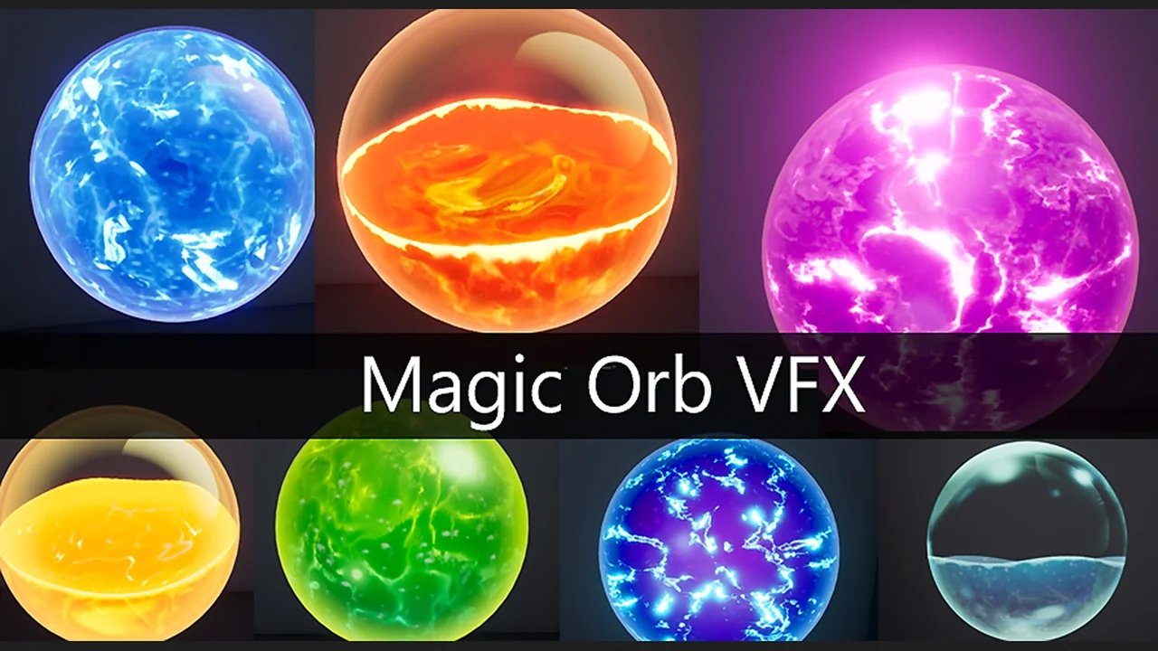 Magic Orb VFX and Material asset