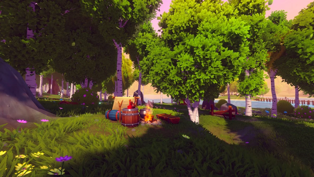 Dreamscape Nature : Meadows : Stylized Open World Environment asset