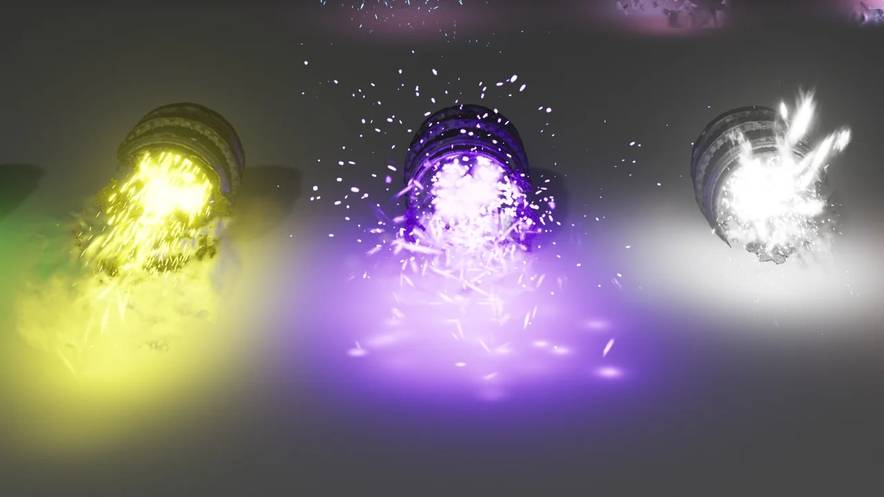 Rocket Thruster Exhaust FX asset