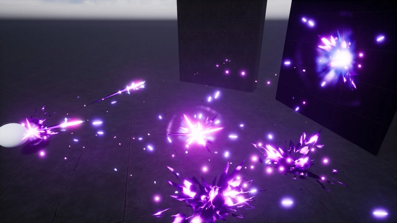 Niagara Toon Projectiles asset