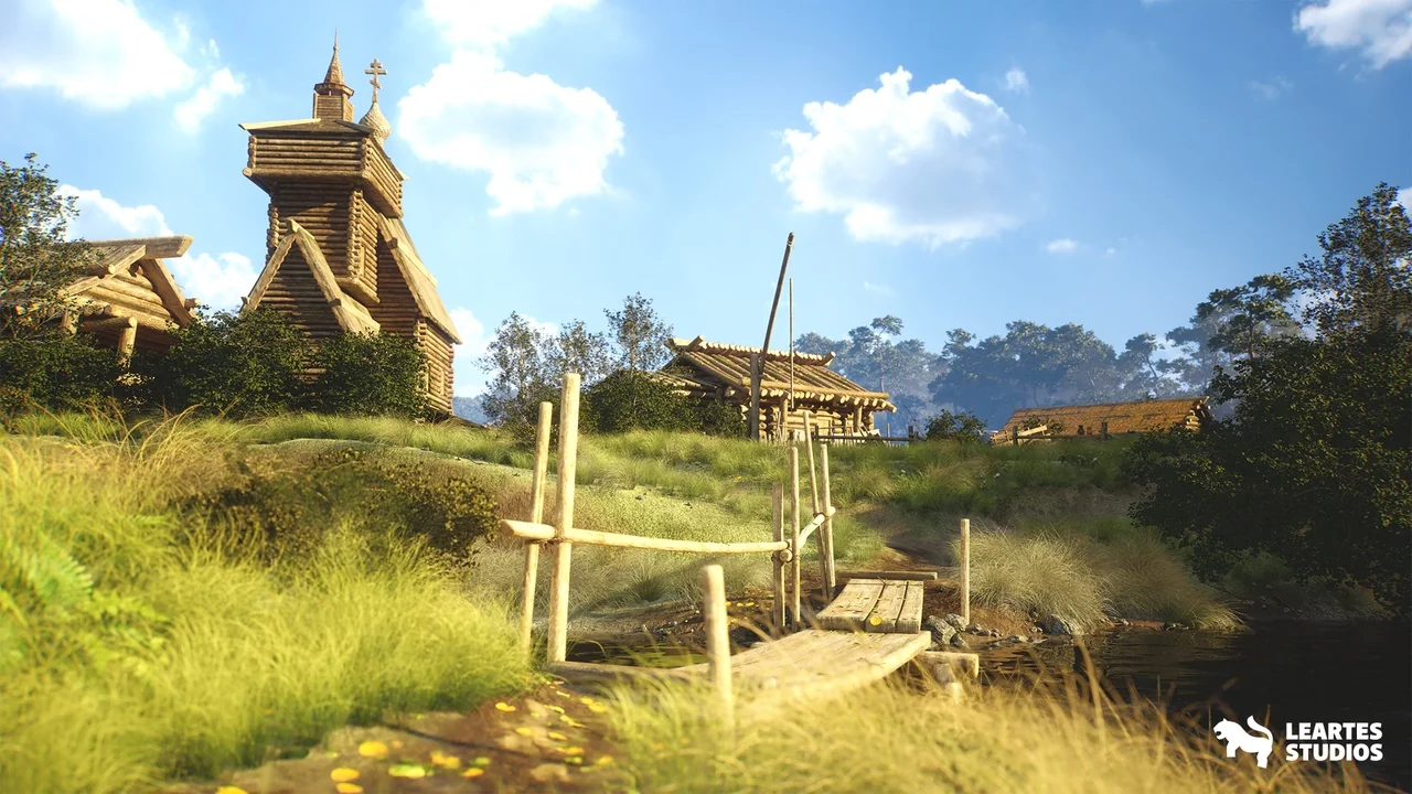 Medieval Russian Village asset