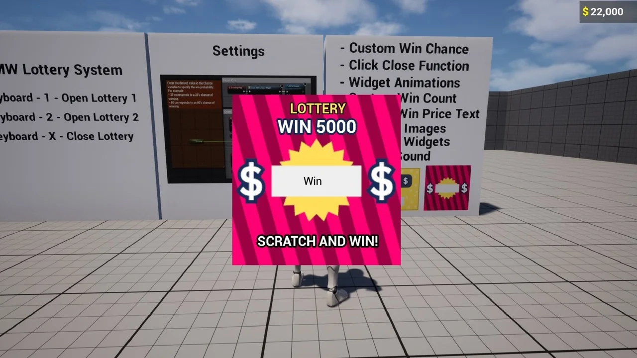 Scratch Card Lottery System asset