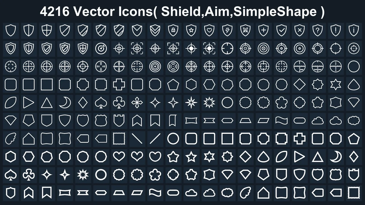 Clean Flat GUI Elements asset