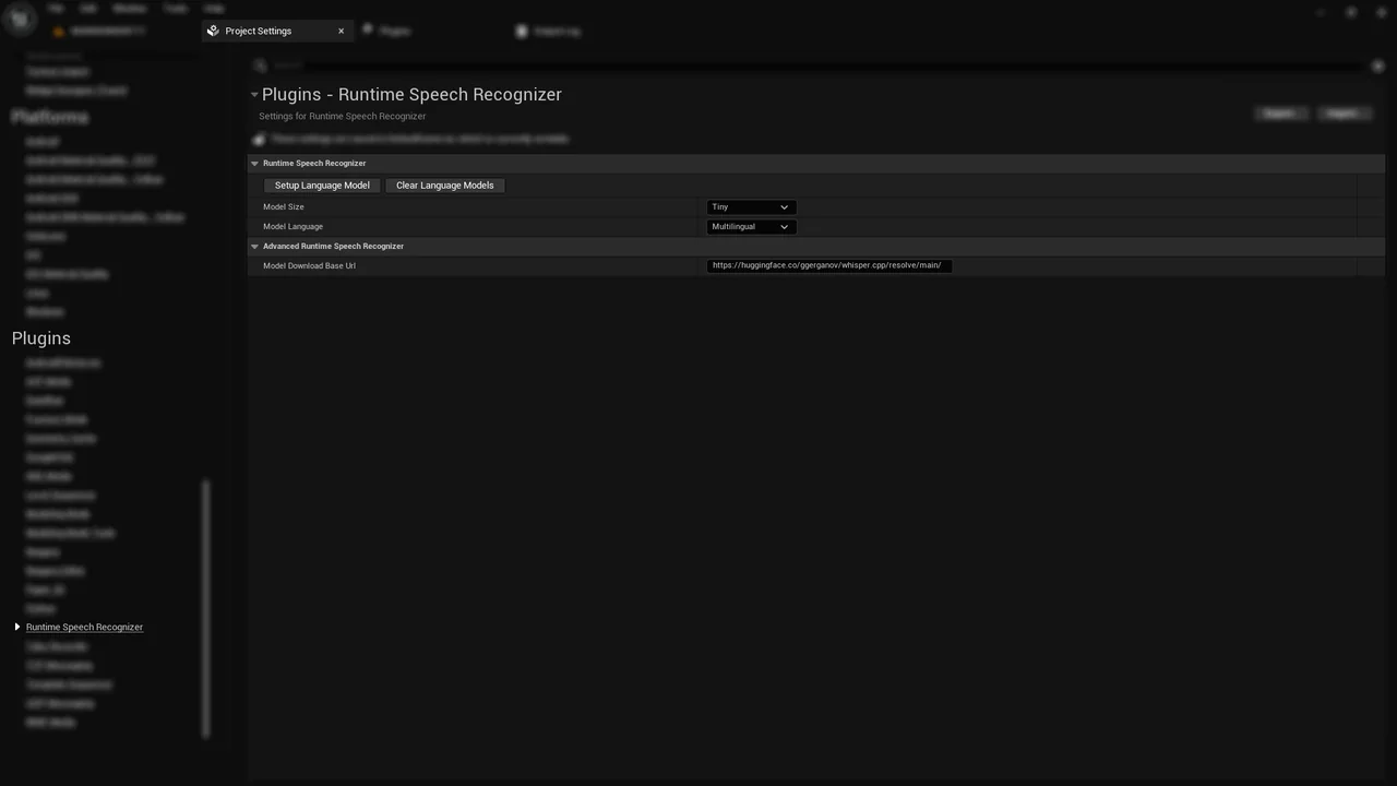 Runtime Speech Recognizer (Real-Time, Offline, AI) asset