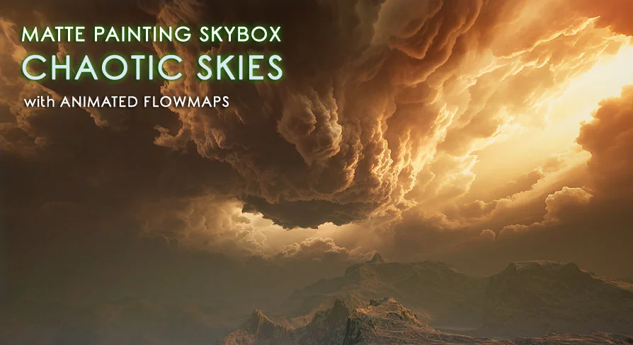 Matte Painting Skybox Pack: Chaotic Skies